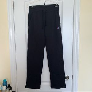 CHAMPION BLACK STRAIGHT LEG SWEATPANTS SIZE XS